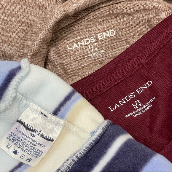 Lands’ End Cozy Top Half BUNDLE Offer Sz L/T - Picture 12 of 12